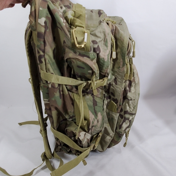 Large Code Alpha Militia Expandable Backpack Military Style Camouflage Hiking Ca - Picture 12 of 16